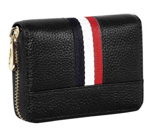 LipiWorld Men & Women Black Artificial Leather Card Holder