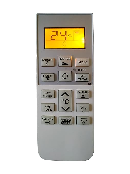 LipiWorld® 168 AC Remote Control (Supercool) Compatible for HITACHI AC Remote with Backlight