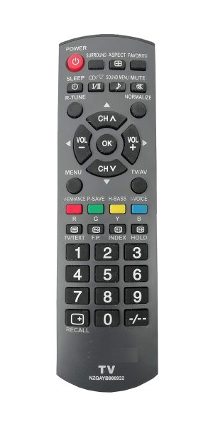 LipiWorld® NZQAYB000932 LCD LED TV Remote Control Compatible for Panasonic Tv Remote