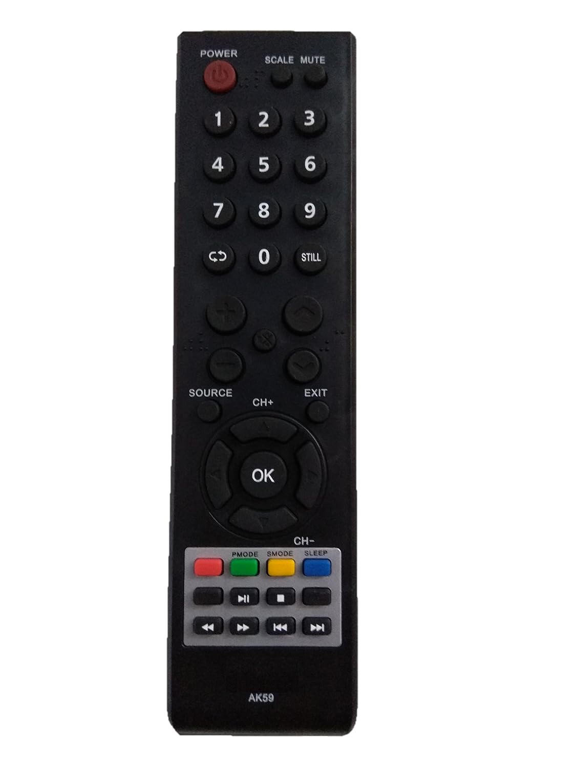 LipiWorld® AK59 LCD LED TV Universal Remote Control Compatible for AKAI Tv Remote