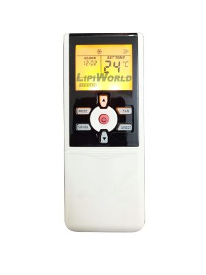 LipiWorld® 55 AC Remote Control with Display Light Compatible for VOLTAS AC Remote with Backlight