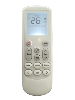 LipiWorld® 144 AC Remote Control with Display Light Compatible for Samsung AC Remote with Backlight
