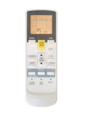 LipiWorld® 107A AC Remote Control with Display Light Compatible for O General AC Remote with Backlight