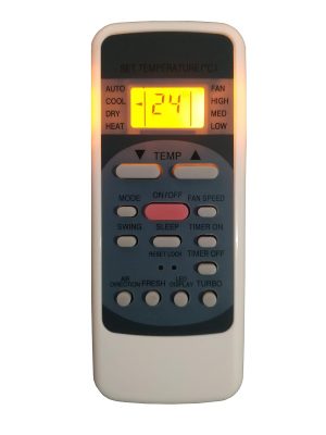 LipiWorld® 12 AC Remote Control with Display Light Compatible for Carrier AC Remote with Backlight