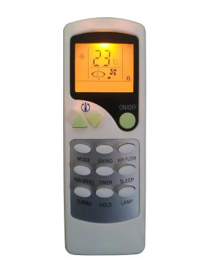 LipiWorld® 7B ZHF/LT-01 AC Remote Control with Display Light Compatible for VOLTAS AC Remote with Backlight
