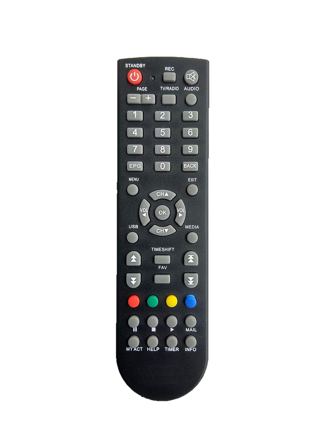 LipiWorld® GTPL-9 Set Top Box Remote Control Compatible for GTPL-9 Set Top Box