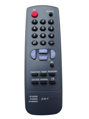 LipiWorld® 3IN1 G1342SA G1382SA G1384SAA CRT TV Universal Remote Control Compatible for Sharp CRT TV