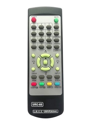 LipiWorld® URC-85 CRT TV Universal Remote Control Work with Almost Compatible for L