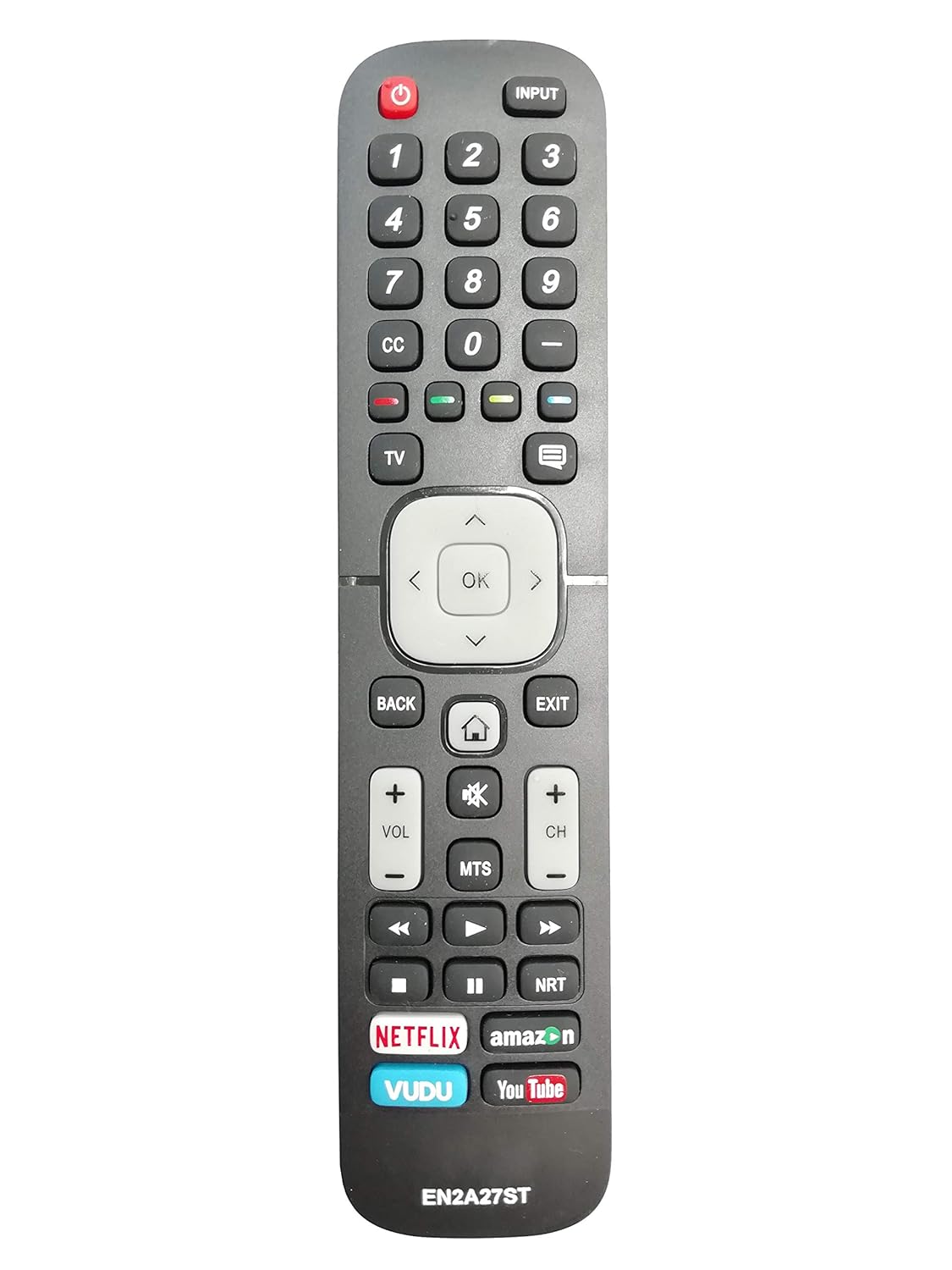LipiWorld® EN2A27ST 4K UHD LCD LED TV Smart TV Remote Control (Without Voice Function) with Function Netflix YouTube Compatible for VU