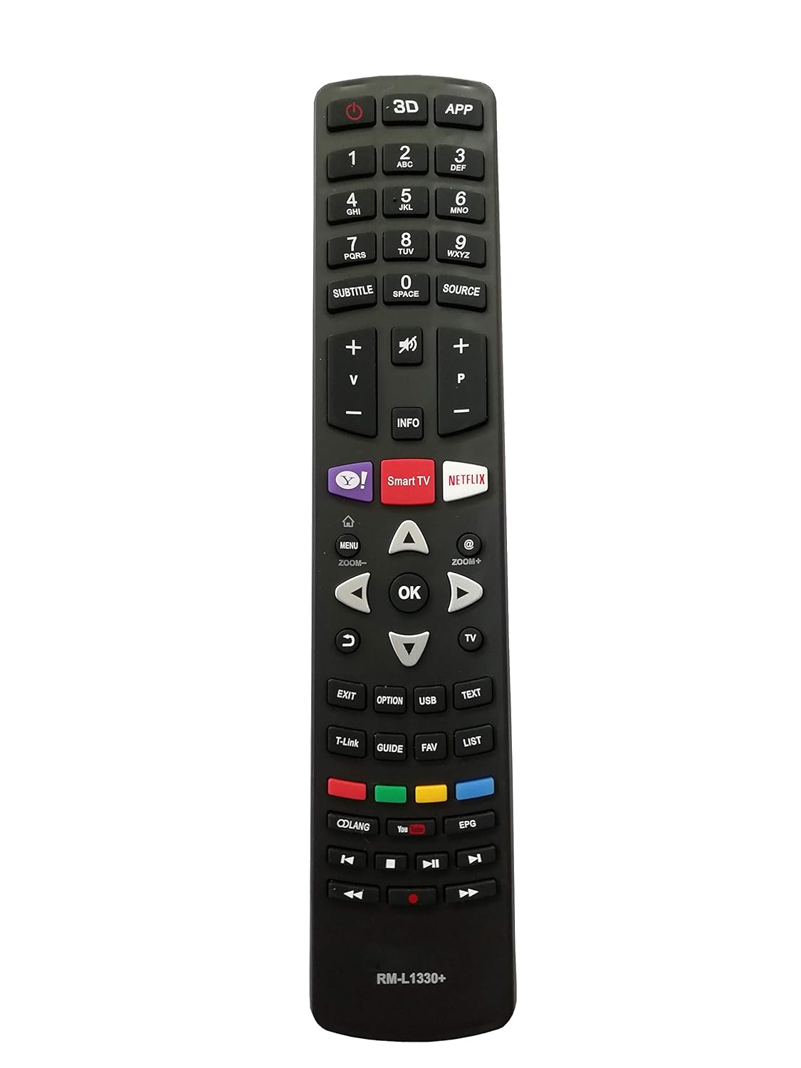 LipiWorld® RM-L1330+ RC311 FM13 RC311 FM11 LED LCD HD Smart TV Universal Remote Control Compatible for TCL Tv Remote