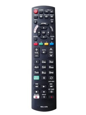 LipiWorld® RM-L1378 Hexa Boost Netflix Function LED LCD Remote Control Compatible for Panasonic Tv Remote