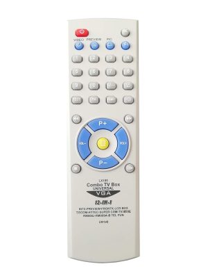 LipiWorld® LX185 UN148 12IN1 LCD LED TV Universal Remote Control Compatible for Intex and More