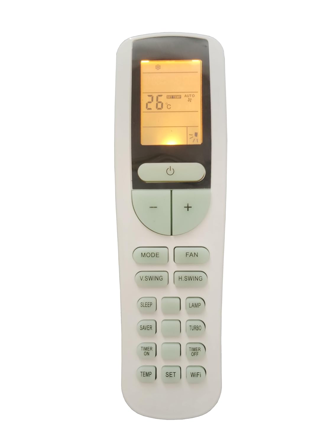 LipiWorld® 133B (WiFi) AC Remote Control with Display Light Compatible for VOLTAS AC Remote with Backlight