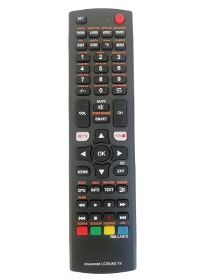 LipiWorld® RM-L1513 Universal Remote Control Work with All Most All Types of Televisions LED LCD Plasma Smart Tv