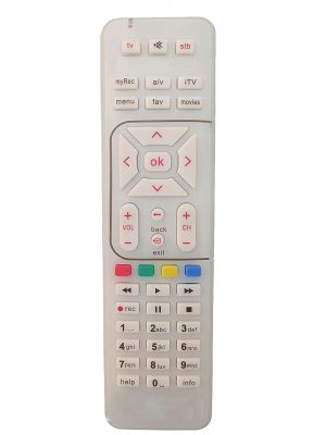 LipiWorld® Unbreakable DTH HD Digital TV AIRTEL Set TOP Box Remote Control with Recording Feature Compatible for AIRTEL DTH Remote