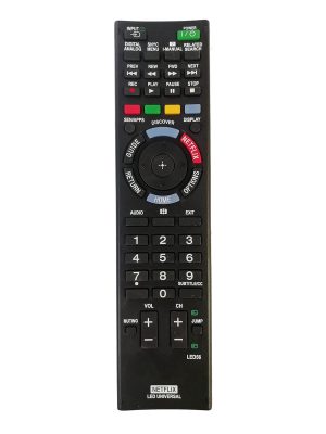 LipiWorld® LED56 LED LCD Work with All Most Universal Remote Control with Netflix Function Compatible for Sony Bravia