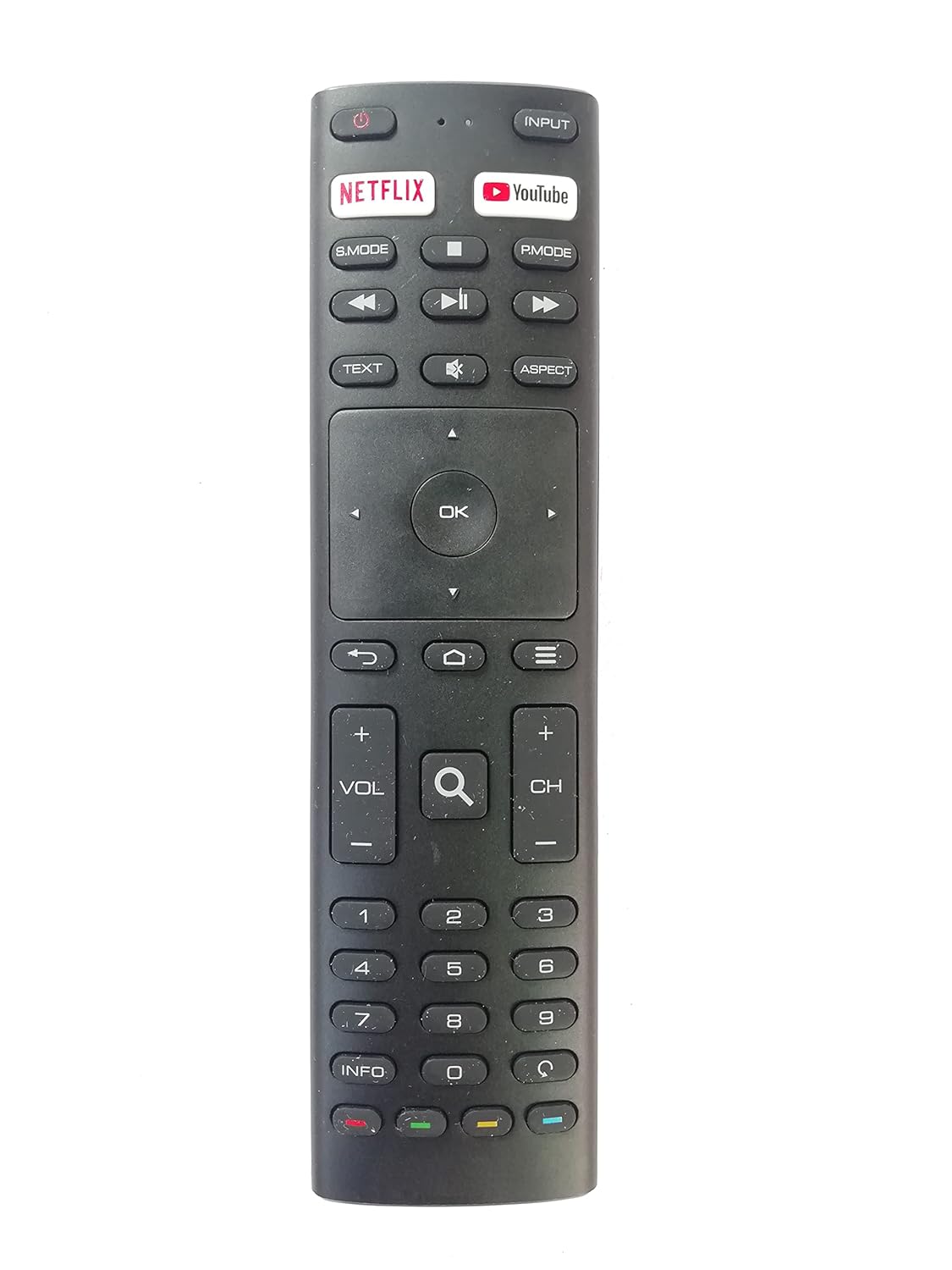 LipiWorld® Led LCD Smart tv Remote Control with Function Netflix YouTube (Without Voice) Compatible for MARQ Led