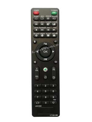 LipiWorld® LED368 VT18D-SM LED TV Remote Control Compatible for Willett Remote