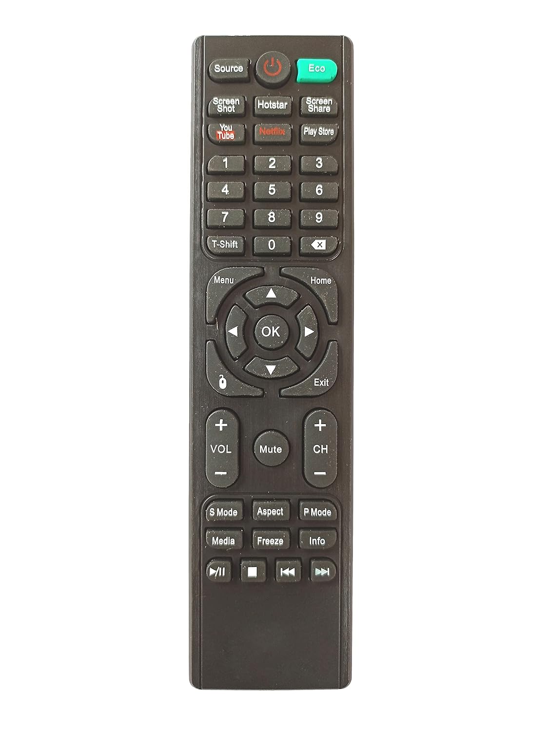 LipiWorld® LED Tv Remote Control Compatible for BPL Tv Remote