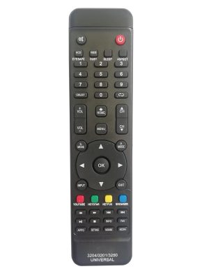 LipiWorld® 3204 3201 3250 LED LCD TV Universal Remote Control Compatible for Intex Tv Remote