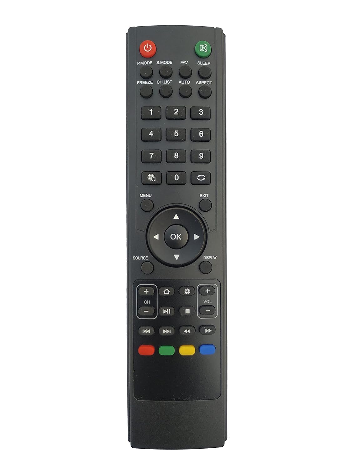 LipiWorld® LED LCD Smart TV Remote Control Compatible for VU Remote