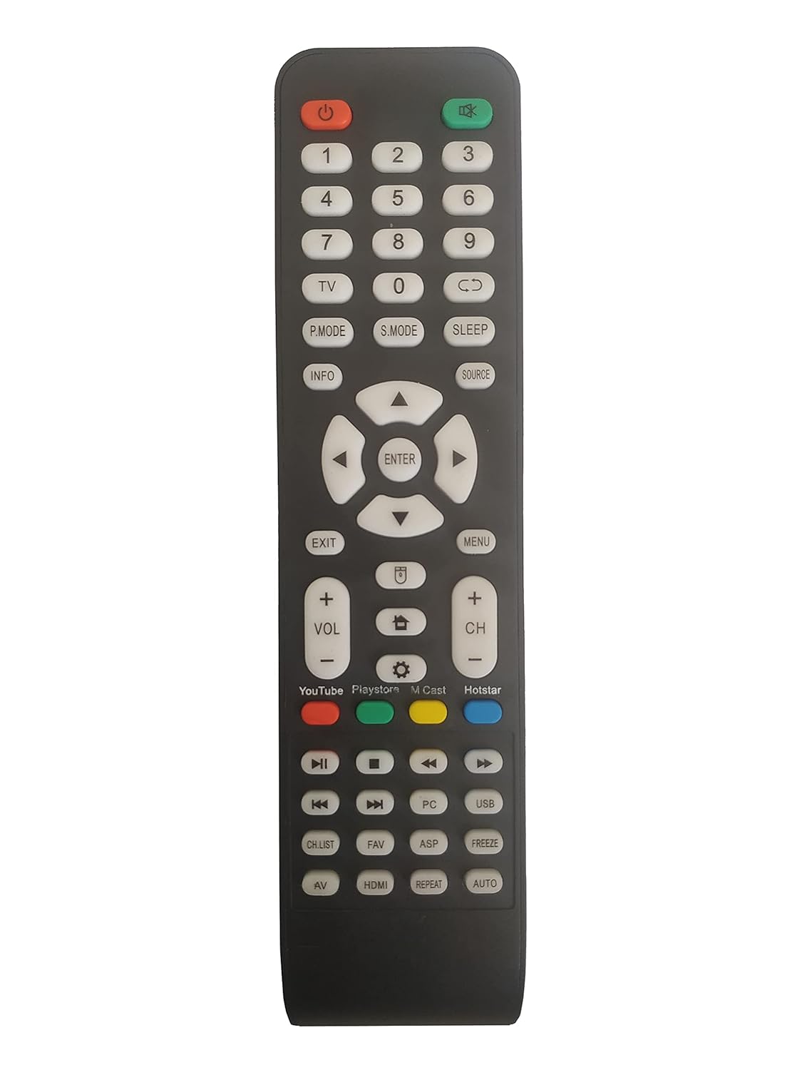 LipiWorld® LED LCD Smart TV Remote Control Compatible for Oscar Tv Remote