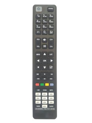 LipiWorld® 10In1 (250+M) LCD Smart TV Universal Remote Control Compatible for All Non Branded/Local/Chinese LED LCD