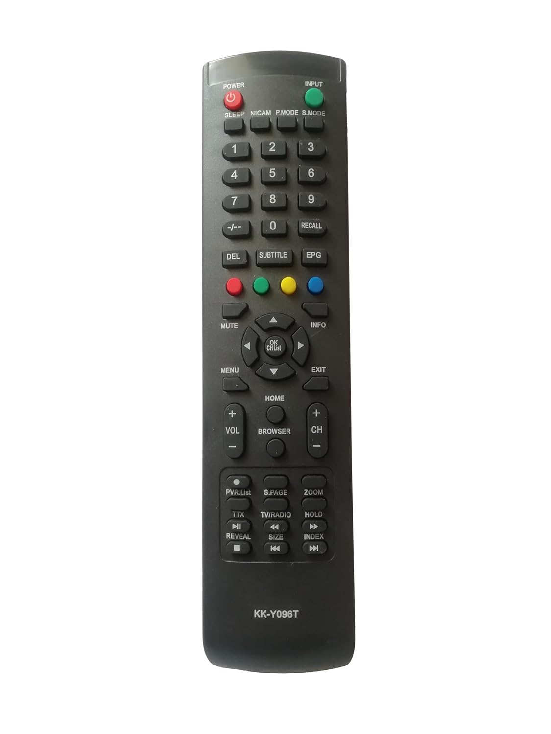 LipiWorld® KK-Y096T LED Smart TV Remote Control Compatible for Mitashi Tv Remote
