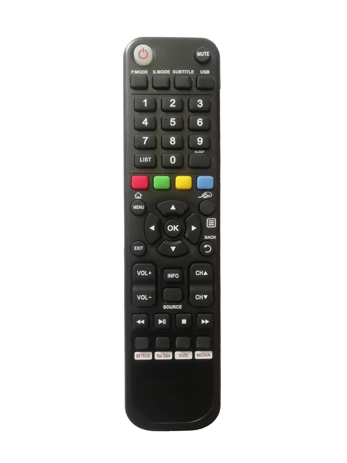 LipiWorld® Smart LED TV Remote Control Compatible for Willett Tv Remote