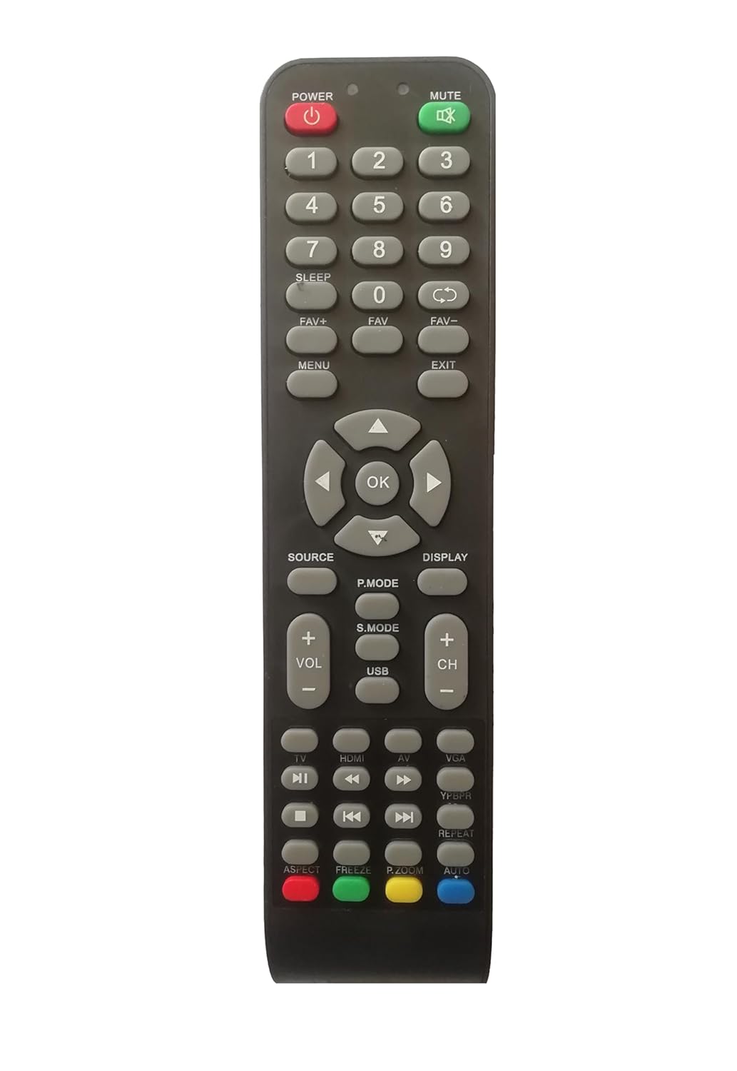 LipiWorld® LCD LED TV Remote Control Compatible for Dapic Tv Remote