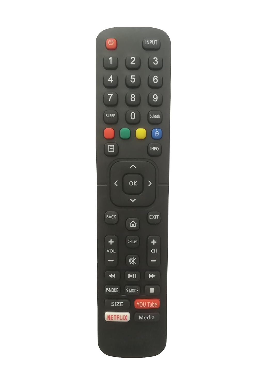 LipiWorld® Smart LED TV Remote with Netflix YouTube Function Compatible for Willett Tv Remote