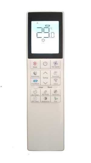 LipiWorld® 272 AC Remote Control with Display Light Compatible for Hitachi AC Remote with Backlight