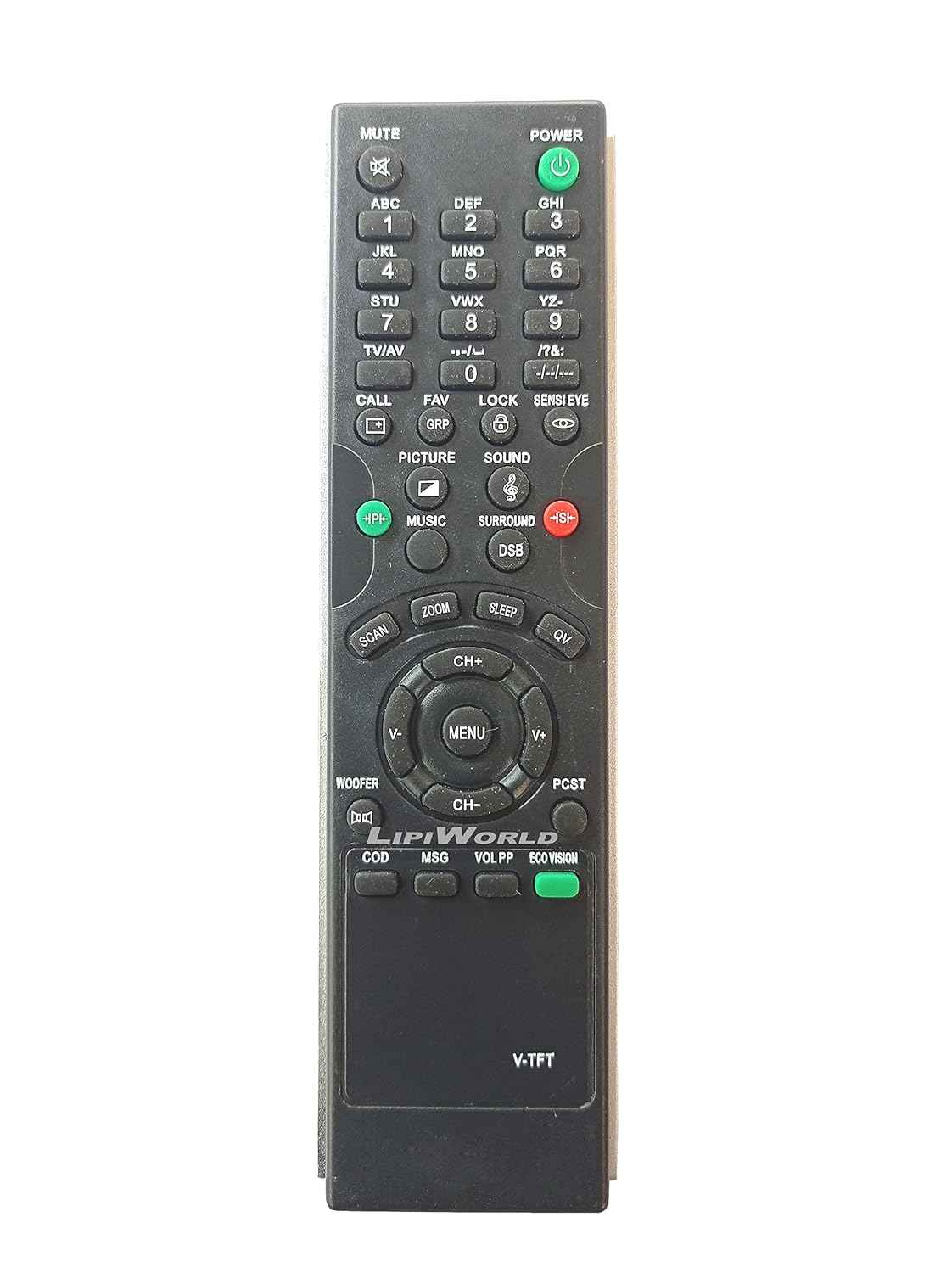 V-TFT Led LCD TV Remote Control Compatible for VIDEOCON TV Remote