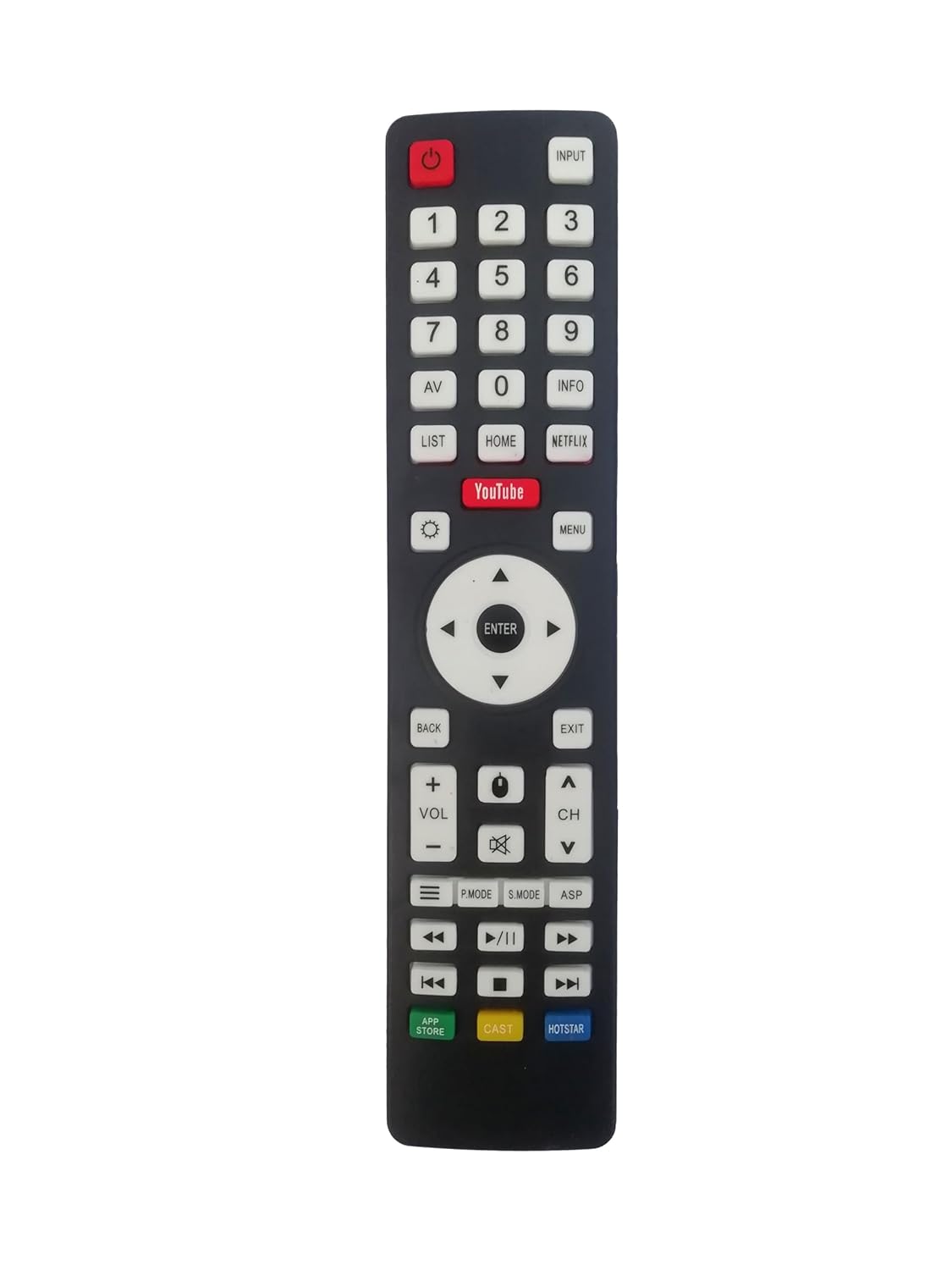 LipiWorld® LED LCD Smart TV Remote Control Compatible for Oscar Tv Remote