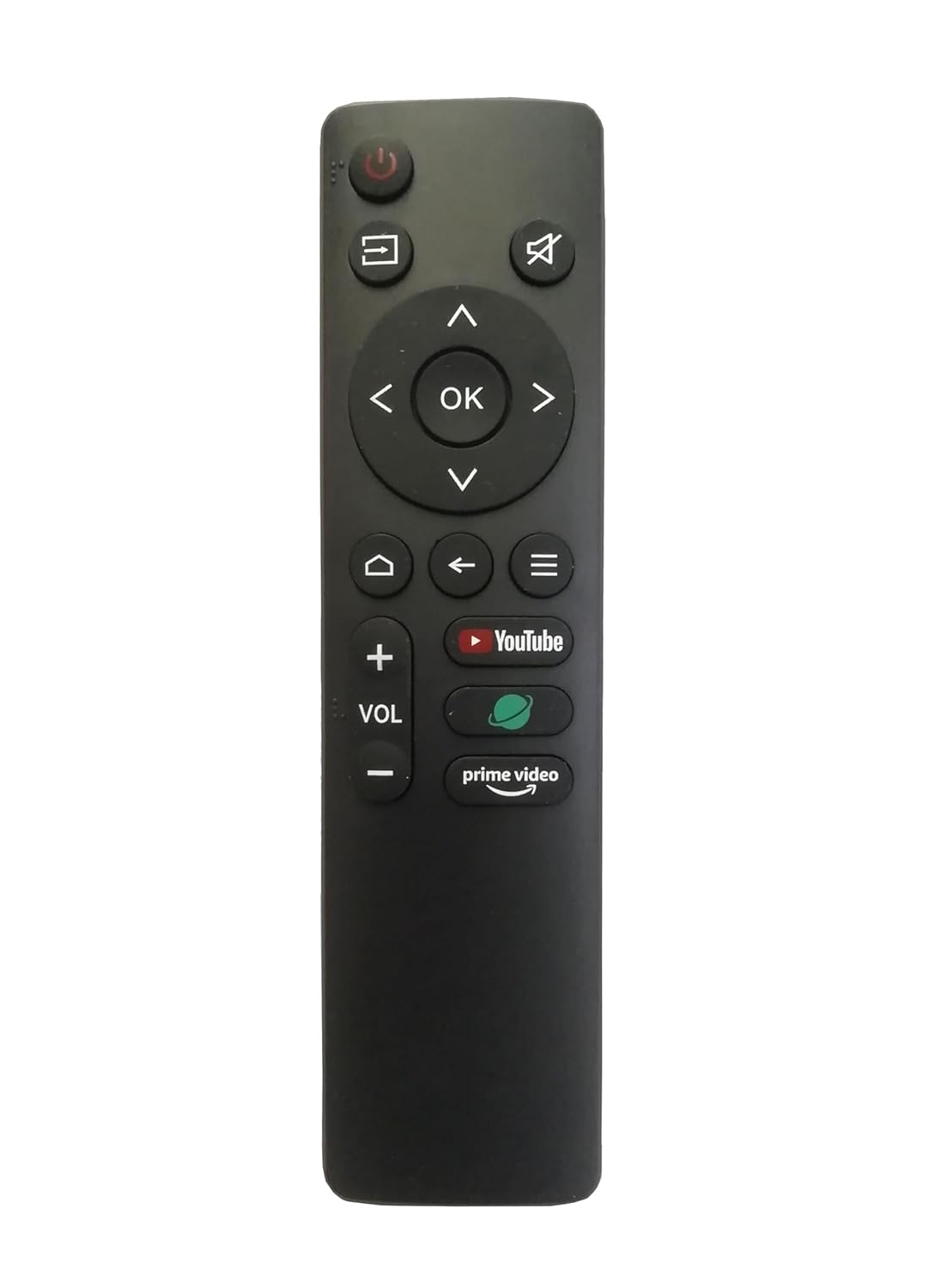 LipiWorld® Led Smart TV 4K HDTV Remote Control (Old Remote Exactly Same Remote Will Only Work) with Prime Video & YouTube Function Compatible for Lloyd Tv Remote