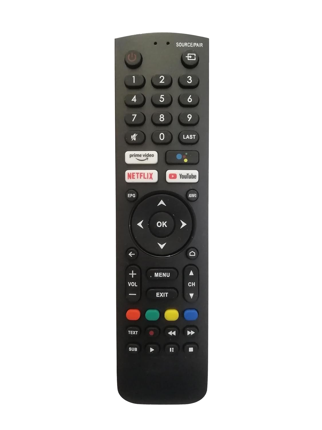 LipiWorld® LED Smart Tv Remote Control (NO Voice Function) Compatible for BPL Tv Remote