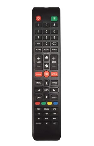 LipiWorld® LED Smart TV Remote Control Compatible for Itel Tv Remote
