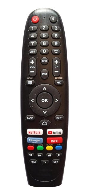 LipiWorld® Smart Led TV Remote Control (Voice Not Supported) Compatible for Universal Led/Westel Tv Remote