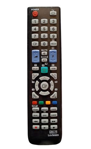 LipiWorld® URC-77 LCD LED TV Universal Remote Control (Work with Almost Samsung Led Tv Remote) Compatible for Samsung Tv Remote
