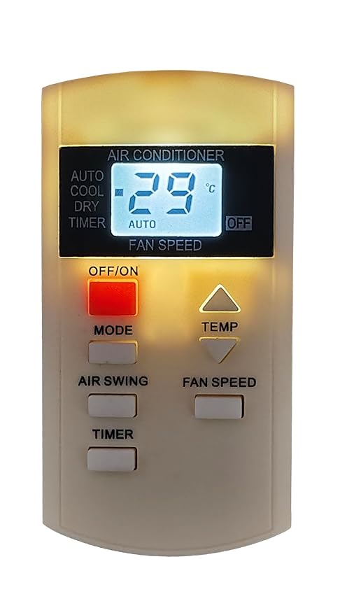 Panasonic AC Remote with Backlight
