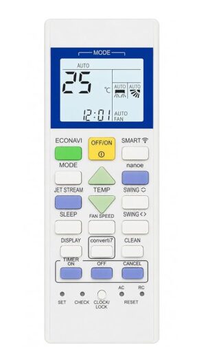 Pana-Sonic AC Remote with Backlight