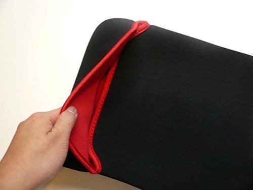 LipiWorld Reversible Black and Red Laptop Sleeve (14 inch) - Image 5