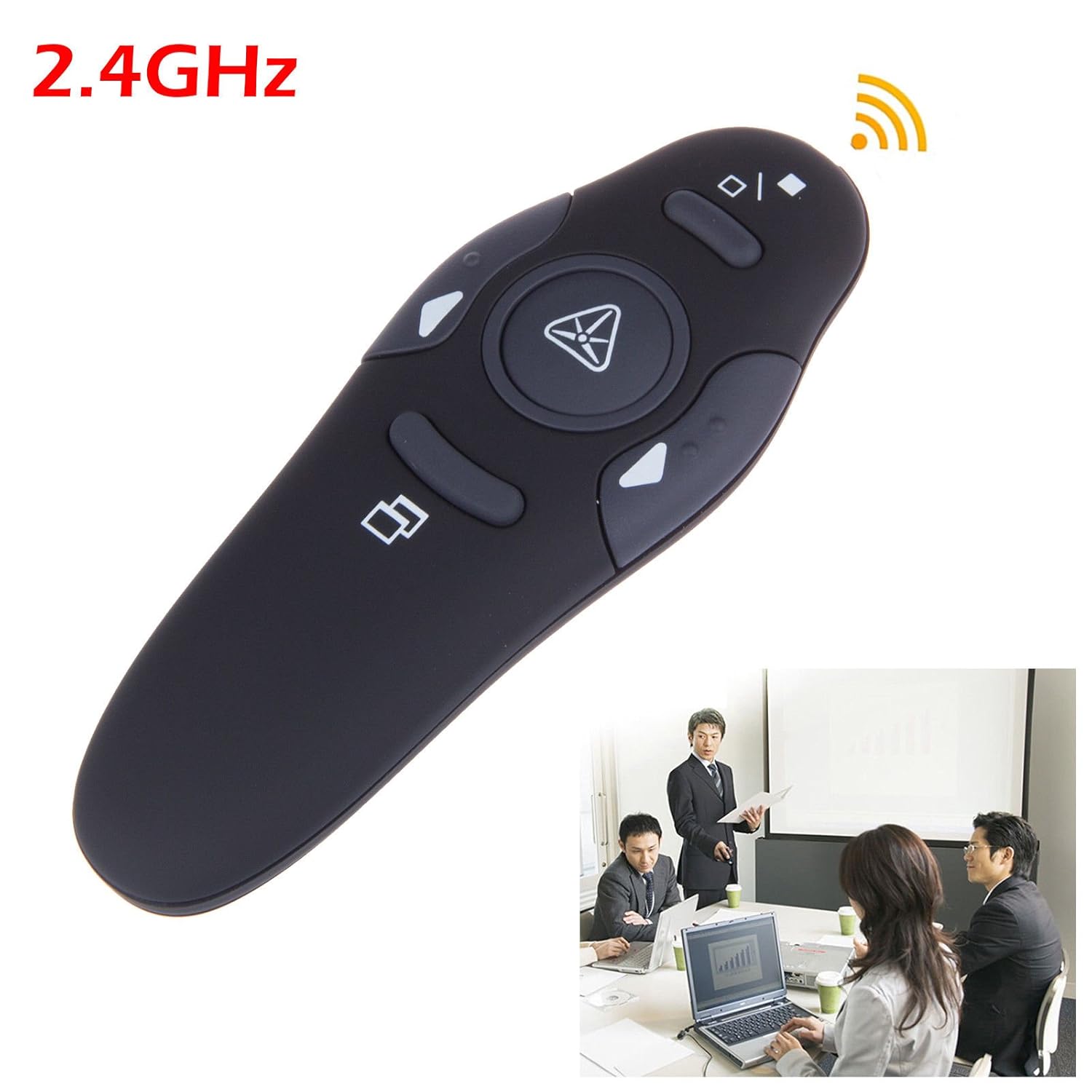 LipiWorld® Wireless Presentation Pointer Pen Remote Control Professional Laser Pen Presenter-30feet(10M) - Image 4