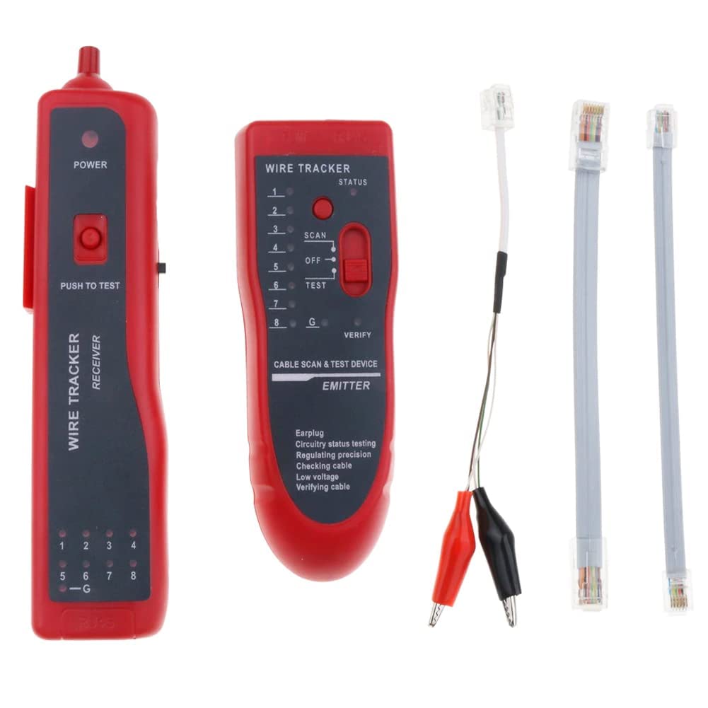 LipiWorld® Line Finder for Communication Lines, Network Cable Tester LAN RJ45 RJ11 Cable Wire Tracker Phone Generator Tester Diagnose Tone Networking - Image 3