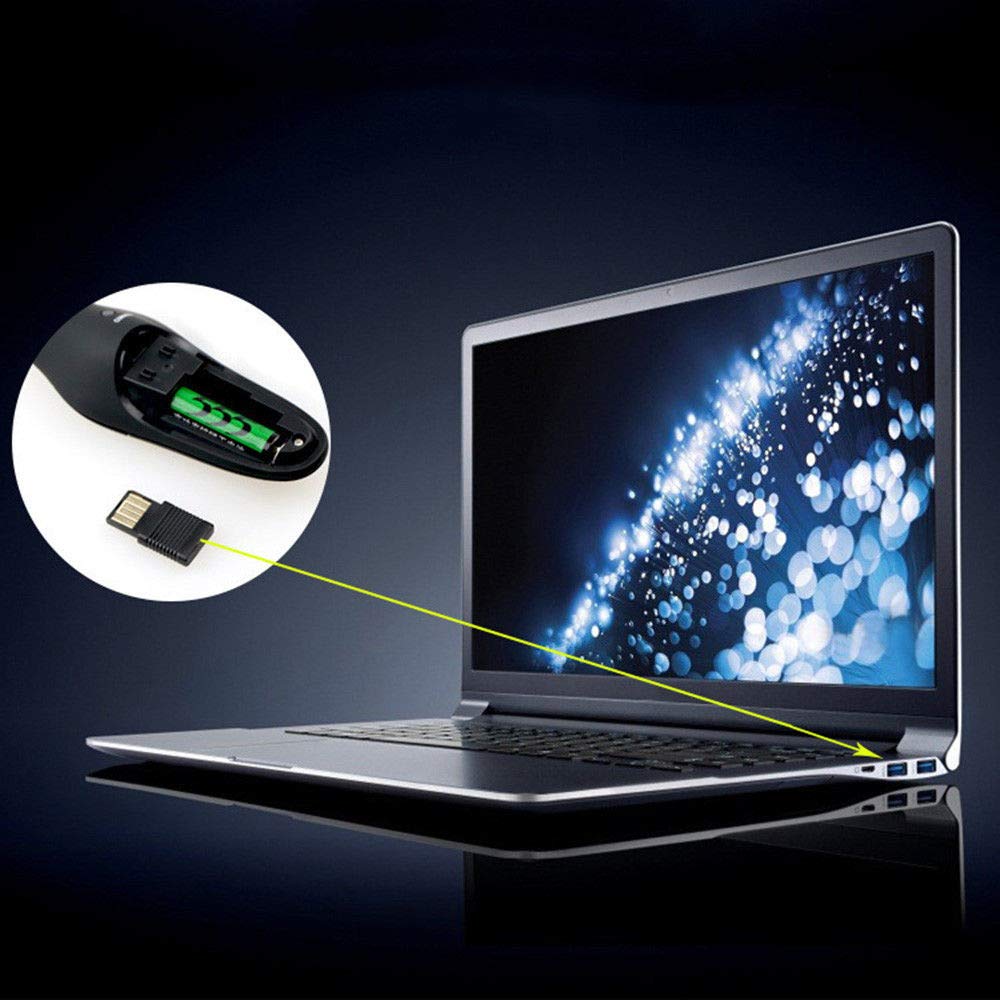 LipiWorld® Wireless Presentation Pointer Pen Remote Control Professional Laser Pen Presenter-30feet(10M) - Image 9