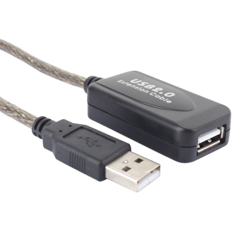 LipiWorld® USB 2.0 Active Extension Repeater Cable Male to Female Cord Adapter For All extend USB devices-printer/Scanners/Mouse/Keyboard etc-Active Cable (5Meter) - Image 3