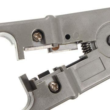LipiWorld® Universal Rotary Coax Utp/STP Cable Wire Cutter Stripping Tool Stripper (Mini Universal Stripping Tool) - Image 2