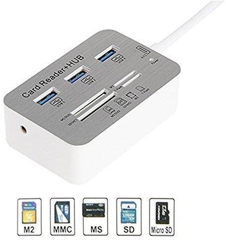 LipiWorld® 7in1 Type C USB 3.1 to USB 3.0 Hub MS M2 SD TF Card Reader Hub for MacBook Google Chromebook - Image 4
