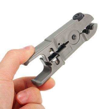 LipiWorld® Universal Rotary Coax Utp/STP Cable Wire Cutter Stripping Tool Stripper (Mini Universal Stripping Tool) - Image 6