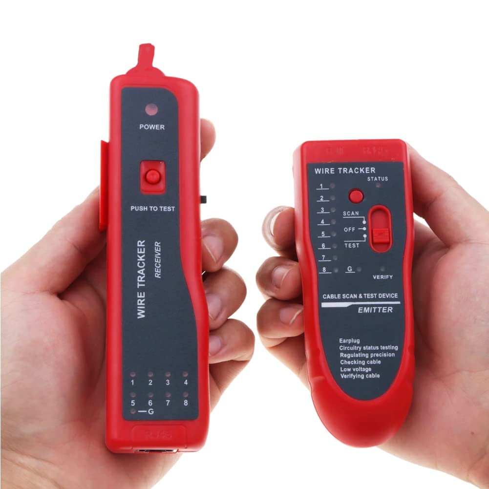 LipiWorld® Line Finder for Communication Lines, Network Cable Tester LAN RJ45 RJ11 Cable Wire Tracker Phone Generator Tester Diagnose Tone Networking - Image 4